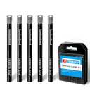 5-Pack 3/16" Dry Diamond Drill Bits Set, 5mm Tile Drill bits for Ceramic Porcelain Marble Granite Tile Stone Glass Brick, Integrated Coolant for Fast Dry Drilling, Round Shank, with Storage Case
