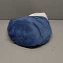 CULVE Glow in The Dark Shark Blanket Onesie Hoodie with Teeth, Eyes & Fins - Super Soft Flannel Wearable Shark Costume for White Elephant Gift Exchange Party (Blue, S)