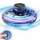 GoolRC Flying Spinner Mini UFO Drone Flying Fidget Spinner Hover Boomerang Fidget Spinner Hand Controlled Mini Drone for Teens Adults Indoor Outdoor Flying Toy