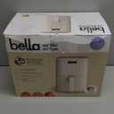 bella 4Qt Slim Air Fryer, Fits-anywhere Kitchenware, EverGood Ceramic Nonstick Coating, Adjustable Temperature, 6 Preset Cooking Options, 60 Min Auto Shutoff w Audible Tone, 3.3lb Capacity, Oatmilk