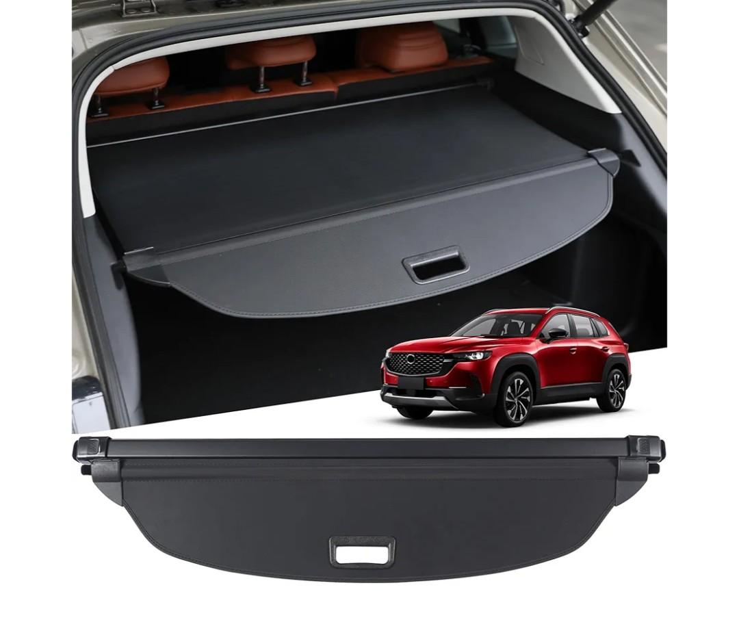 OEM Style Cargo Cover for Mazda CX50 2025 2024 2023 Accessories, Retractable Trunk Cover Security Shield Shade Privacy Screen with 2pcs Car Headrest Hooks for 2023 2024 Mazda CX-50 CX 50