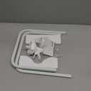 Brio Stainless Steel 3-5 Gallon Water Jug Stand and 2 Dispenser Valves, Non Slip Stand with BPA Free Fast Flow Water Spout Fits Both 48mm and 55mm Bottles 2 CAPS Included (White), 12 inches