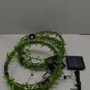 2 Pack 6ft Fairy Lights with Green Leaf Garland, Battery Operated,20 LED Artificial Garland Plant Vine Light Perfect for Bedroom, Christmas,Wall, Garden, Wedding, Party Centerpiece,Decor (Warm White)