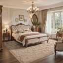 9x12 Area Rugs for Living Room Fluffy Neutral Beige,Modern Plush Non-Slip Soft Bedroom Shag Carpet for Book Room Office,Coffee Stain Resistant