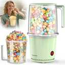 Air Popper Popcorn Maker, 98% High Popping Rate, Personal Size 2Min Fast Making Popcorn Machine, Healthy & No Oil, Easy to Clean, 2 Quarts, Non Toxic ETL Certified Popcorn Popper for Party Movie Night
