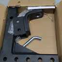 TOPTOW 64189 AdjustableTrailer Hitch Ball Mount with 5/8 inch Hitch Pin, 10 inch Drop Max, Fits 2 inch Hitch Receiver, Matte Black