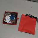 Mini Picture Frame Gift Set of 5  Vintage Metal Keepsake Frames for Anniversaries, Weddings & Meaningful Memory Gifts, Multi-Use Display (Tabletop, Magnet, Keychain) (Gift Box  Red)