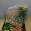 HyeFlora Artificial Fake Fall Hanging Mums Plants Flowers Basket for Outdoor, Autumn Faux Silk Yellow Daisy in Hang Planter Look Real UV Resistant for Porch Home Patio Balcony Yard Decor