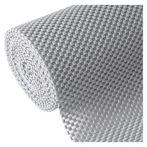 Cabinet Liner 12" X 20 FT Shelf Liners for Kitchen Cabinets Non-Adhesive Drawer Liner Plastic Shelf Cover Non Slip Protect Desks for Cupboard Shelving Kitchenware Dresser Tableware(Gray)