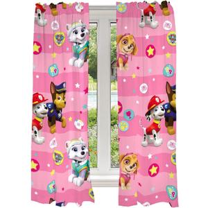Franco Kids Room Window Curtains Drapes Set, 82 in x 63 in, Paw Patrol Girls