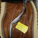 SUREWAY 6 in Mens Soft/Steel Toe Work Boots for MenFull Grain Leather,GoodyearWelt,NonSlip EH Safety Industial Construction Wedge Moc Toe Work Boots/Shoes,Waterproof Soft Toe Light Brown,Size 8.5