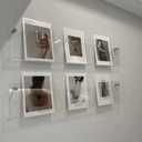 ROYALITA 2-Pack Acrylic Magazine Holder Brochure Holder, 17" Record Holder Magazine Rack, Fashion Hanging Bookshelf Literature Storage Rack for Waiting Room, Living Room, Office, Clear 17 Inch