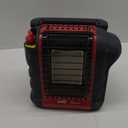 Mr. Heater Portable Buddy Heater MH9BX 4,000-9,000 BTU Indoor-Safe Propane Radiant Heater For Campers, Workshops, Job Sites, Patios & More - Red, Black