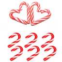 4E's Novelty 100 Pack Mini Candy Canes Bulk - Individually Wrapped, 2-Inch Mini Candy Canes, Classic Peppermint Flavor, for Christmas Treats and Christmas Bulk Stocking Stuffers, Perfect for Kids & Adults (EXP 07/25/27)