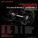 A-Premium CV Axle Shaft Assembly Compatible with Hyundai Elantra 2011-2016 L4 1.8L, Elantra Coupe 2013 L4 1.8L & Kia Soul 2012-2013 L4 2.0L, Automatic Transmission, Front Right Passenger Side