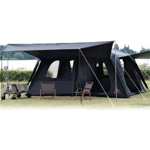 Extra Large Tent 12 Person,Family Cabin Tents,2 Rooms,Straight Wall,2 Doors 4 Windows with Mesh,Waterproof,Double Layer,Big Tent for Outdoor,Picnic,Camping,Family Gathering