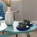 Coasters Set of 6 for Drinks Boho Absorbent Woven Cotton Coaster with Holder Farmhouse Tassel Macrame Cup Mat Housewarming Gift for Coffee Table Home Kitchen Office Decoration, 4 in(Beach Color)