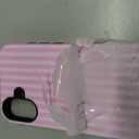 Jusy Compatible with MagSafe Striped Phone Case for iPhone 16 Plus, Cute Aesthetic Magnetic Soft TPU and Hard PC Protective Phone Cover for Women Girls (Matte) - Pink