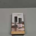 Electric Salt and Pepper Grinder Set - Rechargeable Automatic Salt and Pepper Shakers, Kitchen Appliances with External Adjustable Coarseness, Larger Hopper for Cooking, Home Gifts(2 Pack,Black/Black)