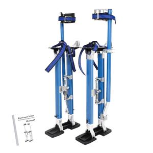 24 inch -40 inch Professional Grade Adjustable Drywall Stilts Taping Paint Stilt Aluminum Tool Stilt for Painting Painter Taping Blue