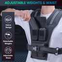 APEXUP Weighted Vest Men, 20 lbs Adjustable Weight Vest for Running