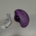 seenda Wireless Trackball Mouse, Bluetooth Rollerball Thumb Control Mice Ergonomic, Rechargeable, 3 Device Connection (Bluetooth/USB) Compatible for Mac/Android/Windows Computers - Purple