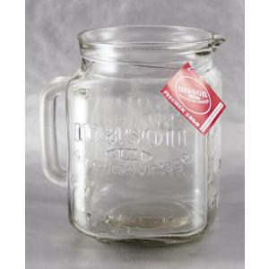 Grant Howard 51081Mason Jar Embossed with Spout, 64 oz.