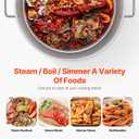 VEVOR 100 Qt Seafood Boiling Kit with Strainer, Outdoor Seafood Boil Pot and Basket, Cooking Set for Crab Crawfish Lobster Boiling, Aluminum Stockpot with 100,000 BTUs Propane Burner and Steamer Rack, Large