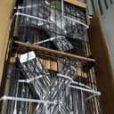 Ulif E10 Clothes RackWith Stretchable Hanger RodFreestanding Clothing Racks for Hanging ClothesAdjustable Closet Organizer SystemPortable Garment Rack 73-97"W x 15" D x 72" HMax Load 800LBSBlack