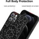 KANGHAR Case for iPhone 12 Pro Max Phone Case [Compatible with Magsafe] Leopard Printed Pattern Cute Cheetah Protective Magnetic Case for Girls Women Men 6.7"