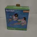 Sloosh Inflatable Pool Floats Chairs Adults, 2 Packs Floating Noodle Chair with Stripes Design Soft Fabric Covered with Sling for Swimming Pool Water Chair Pool Lounger Party Floaties