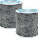 2 Pack HP102 Replacement Hepa Filters, Compatible with Shark HP102PET, HP132, HP152 & HC450, HC451, HC452, HC455 Air Purifier,True HEPA for 99.97% of Particles, Part # HE1FKPET, HE1FKBAS, HE1FKBASMB