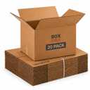 BOX USA Moving Boxes Holds 65lbs, 18"L x 14"W x 12"H (20-Pack) Medium - Corrugated Cardboard Box for Shipping, Mailing, Packing, Packaging and Storage