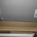 Cordless Zebra Blinds for Home, Free-Stop, Day and Night (49" W x 72" H, White), Modern Look