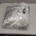 4' X 6' Clear Tarps Heavy Duty Waterproof PVC Vinyl 14 Mil Thick, Glass Tarpaulin with Metal Grommets, Protects Against Water, Tear, Cold Weather Resistan for Greenhouse Balcony Garden