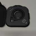 Aulumu G09 Magnetic Ring Grip | Omnidirectional Rotation | MagSafe Compatible | Aluminium Alloy Construction | Stable Dual-Sided Magnetic Attachment | Includes Handle Ring Phone Stand- Black