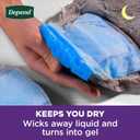 Depend Night Defense Adult Diapers, Incontinence Underwear for Men, Disposable, Overnight, Large, Grey, 22 Count, Packaging May Vary