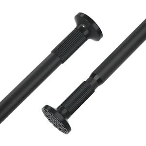 EnjoyBasics Tension Curtain Rod Black