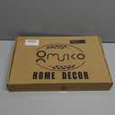 Green Decorative Tray with Handles, Versatile Serving Tray for Coffee Table, Ottoman, Ideal for Serving, Displaying, Organizing, 15.7"*10.2"*1.57"