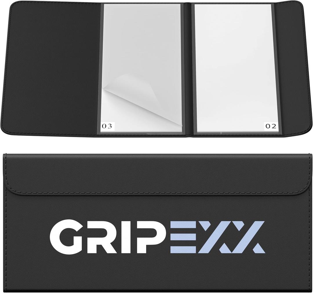GRIPEXX Portable Basketball Sticky Mat - Replaceable Sheets Basketball Shoe Grip Enhancer - Sticky Pad for Basketball Shoes - Traction Mat for Sport Courts