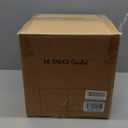 Ceramic Rustic Vase, 10.8 Inch Farmhouse Minimalist Tall Flower Vase for Table, Living Room, Home Decor, Bathroom, Holiday, Wedding, Set of 1, Sandstone Black