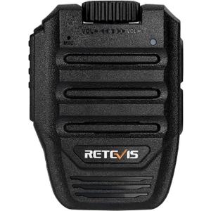 Retevis RB37 RB89 Wireless Walkie Talkie Speaker Microphone,Wireless 5.3 Shoulder Speaker Mic, Only for Ailunce HD2 Retevis RB37 RB89 RT29D 2 Way Radio, with 3.5mm Audio Jack (1 Pack)