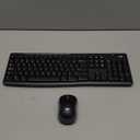 Logitech MK270 Wireless Keyboard and Mouse Combo for Windows, 2.4 GHz Wireless, Compact Mouse, 8 Multimedia and Shortcut Keys, 2-Year Battery Life, for PC, Laptop - Black (1 Pack)