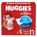 Huggies Size Newborn Diapers, Little Snugglers Baby Diapers, Size Newborn (up to 10 lbs), 144 Count