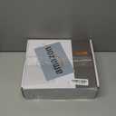 2Pack Under Shelf Storage Basket Organizer Expandable Width Add-On Space Saver Hanging Under Cabinet Pantry Kitchen Countertop Desktop Bookshelf Cupboard Board Slide-in White Heavy-Duty Metal (8.66D * 10.04-16.81W * 6.3H)