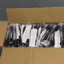 250 Plastic Cutlery Packets - Knife Fork Spoon Napkin Salt Pepper Sets | Black Silverware Sets Individually Wrapped Kits, Bulk Plastic Utensil Cutlery Disposable To Go Silverware