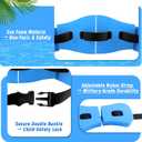 Swim Belt with Adjustable Strap, Eva Foam Flotation Belt for Adults, Buoyancy Belt Swimming Belt for Pool Exercise, Swim Training Tool for Kids Adults Beginners