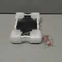 4x6 Wavy Picture Frame With Mat For 3.5x5, Wavy Edge Wooden Picture Frame with Real Glass - Wall Mount and Tabletop Display, White, 2 Pack