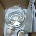 Topwit Electric Tea Kettle, 11 Temperature Control & 4 Presets Glass Kettle with Removable Infuser, 0.8L Electric Kettle for Coffee, Formula, Tea Maker with 8H Keep Warm, Boil-dry Protect, Beige