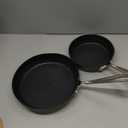 All-Clad HA1 Hard Anodized Non Stick Fry Pan Set 2 Piece, 8, 10 Inch, Induction, Oven Broiler Safe 500F, Pots and Pans Set, Kitchen Frying Pans, Skillets, Premium Cookware, Home, Dishwasher Safe Black